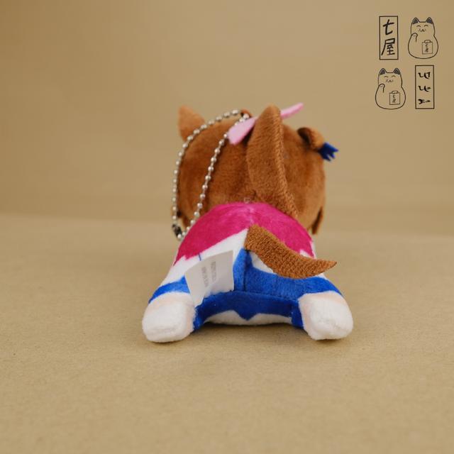 พวงกุญแจ ตุ๊กตา ต้าวเกาะ。 โทไก・เทอิโอะ=͟͟͞🏇💨 Tokai Teio・Petit Keychain 9.5 cm ✅ Uma Musume Pretty Derby Season 2 Plush Toy・Hugging・Hugger Function รูปที่ 4