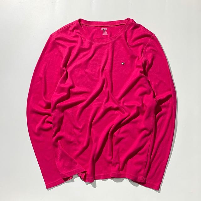 💥 [T 0 M M ¥   H ; L F : G € R ] mini logo tee shirt pink