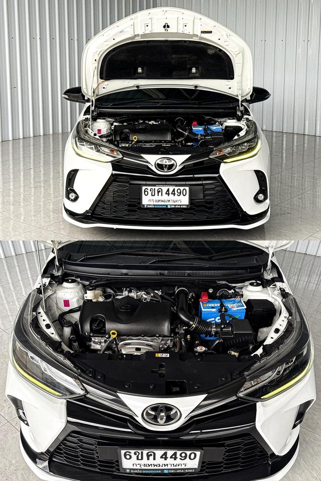 ⭐รถบ้าน วิ่งน้อย สภาพดี ไม่มีน้ำท่วม ⭐Toyota Yaris1.2 Sport Premium หลังคาดำทูโทน รูปที่ 5
