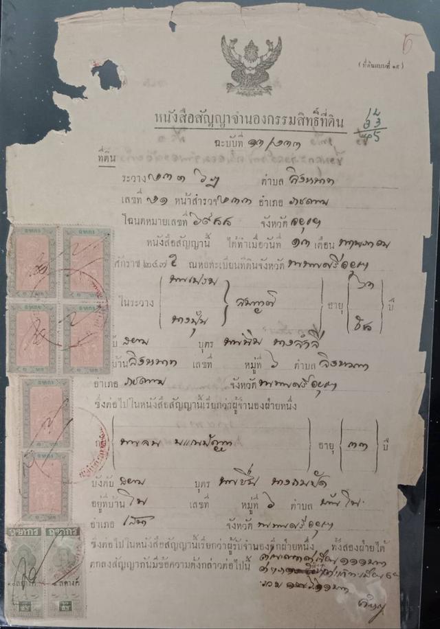 589.เอกสารเก่าอายุตั้งแต่ 40-100 ปี สำหรับนักสะสม มีตั้งแต่รัชกาลที่ 6 จนถึงรัชกาลที่ 9 16