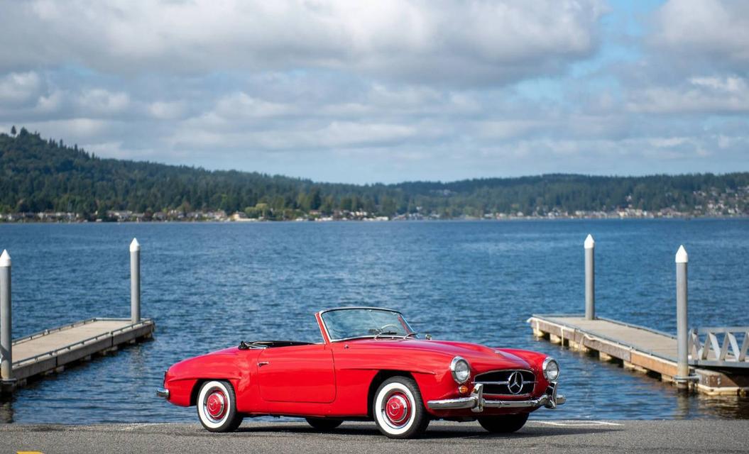 1955 MERCEDES BENZ 190 SL ROADSTER COLLECTING CARS รูปที่ 4