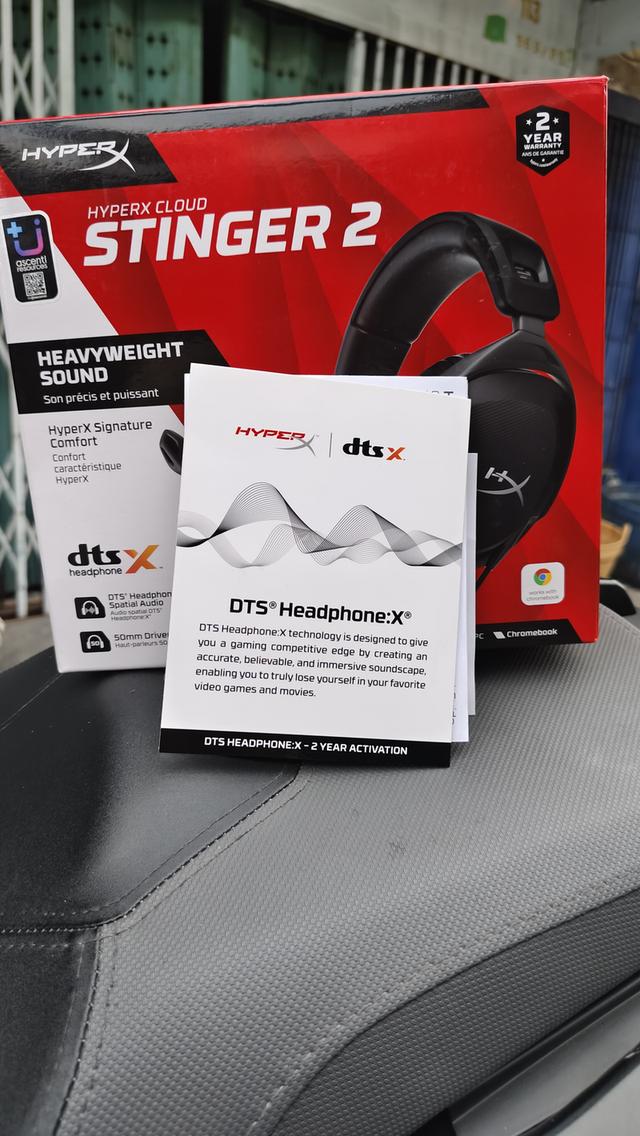 HyperX Cloud Stinger 2 Headset DTS Headphone:X Spatial Audio หูฟัง พร้อมไมโครโฟน มีสาย รับประกันสินค้า 1ปีกว่า  6