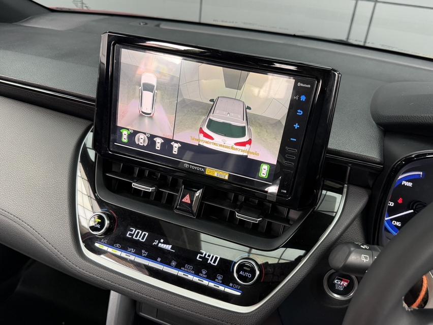 2021 TOYOTA COROLLA CROSS, 1.8 HYBRID GR SPORT โฉม ปี20-ปัจจุบัน สีแดง มือเดียวป้ายแดง รูปที่ 11