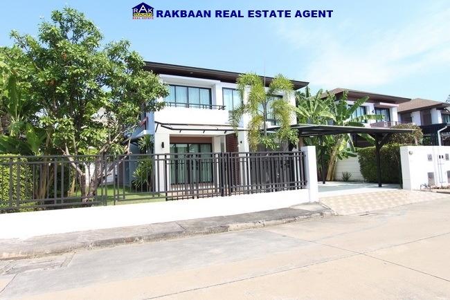 ขายบ้านเดี่ยว อควา ดิวิน่า รามคำแหง 96.2 ตร.ว. 5 ห้องนอน 3 ห้องน้ำ 1 ห้องเมท พร้อมเข้าอยู่ ใกล้ MRT สีส้ม 6