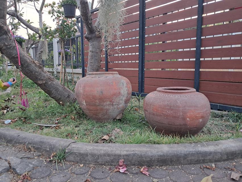 โอ่งแดงโบราณ แต่งบ้านแต่สวน สะสมได้ รูปที่ 11