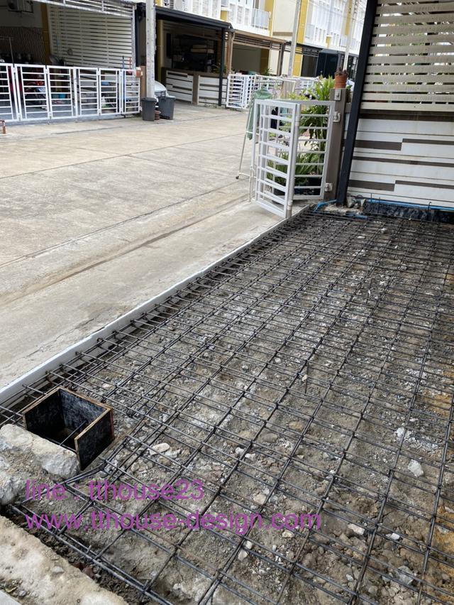 รับเหมา ต่อเติม โครงหลังคา กันสาด ห้องครัว เทพื้น ปูกระเบื้อง Line dddesign23 14