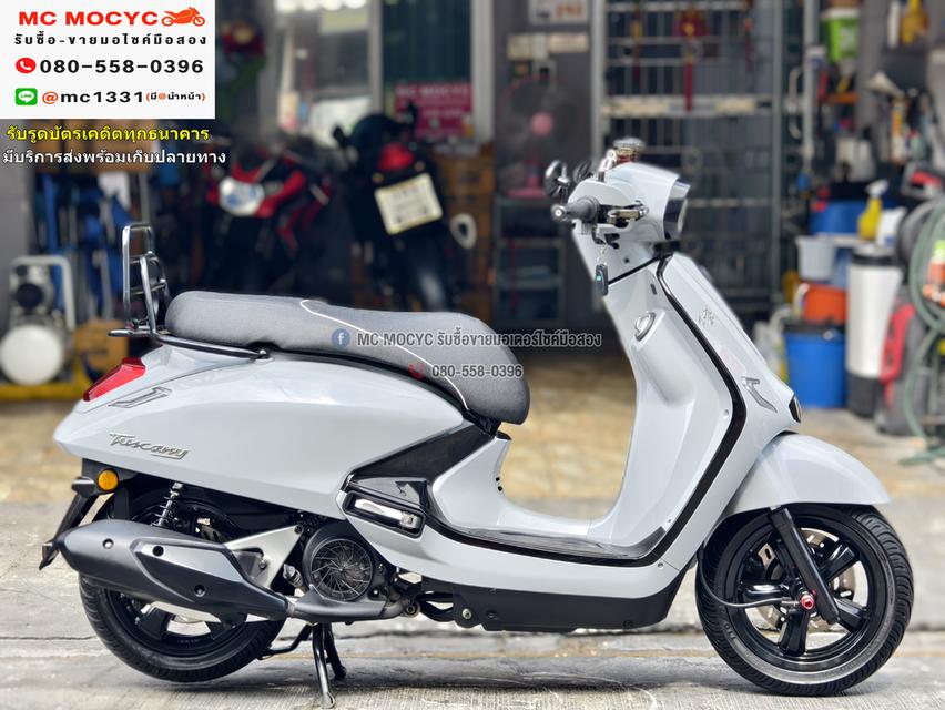 Tuscany 150 2025 รุ่นTop Keyless เลขไมล์ 7000กิโล เล่มชุดโอนครบ No1044