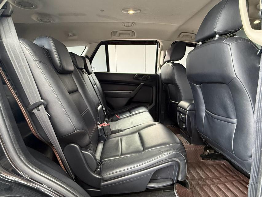 #FORD EVEREST 2.0 TURBO สีดำ เครื่องยนต์ดีเซล 2000 cc มาพร้อมชุดแต่งจัดเต็ม ปี2018เลขไมล์ 244,726โล-รถมือเดียวป้ายแดงลูกค้าซื้อสดมา✅✅ ราคาขาย 468,000 รูปที่ 13