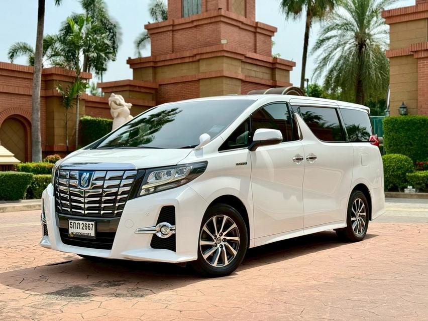 รหัสรถ PJP2667 2016 TOYOTA ALPHARD 2.5 HYBRID SR C E-FOUR 1