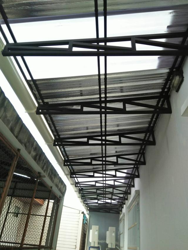 รับเหมา ต่อเติม โครงหลังคากันสาดห้องครัวเทพื้นปูกระเบื้อง Line dddesign23 รูปที่ 5