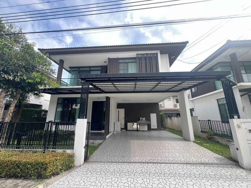 U1500 ให้เช่าบ้านเดี่ยว หมู่บ้านมัณฑนา เลค วัชรพล สุขาภิบาล 5 สายไหม ออเงิน Mantana Lake Watcharapol บ้านใหม่ มีเฟอร์ พร้อมอยู่ 1