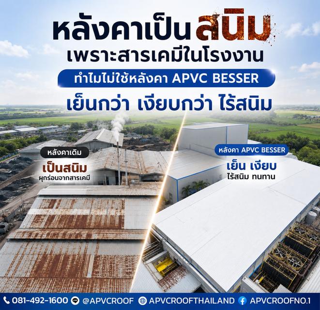 โรงงานร้อน แถมหลังคาเป็นสนิม... ปล่อยไว้ต้นทุนบานปลายแน่!