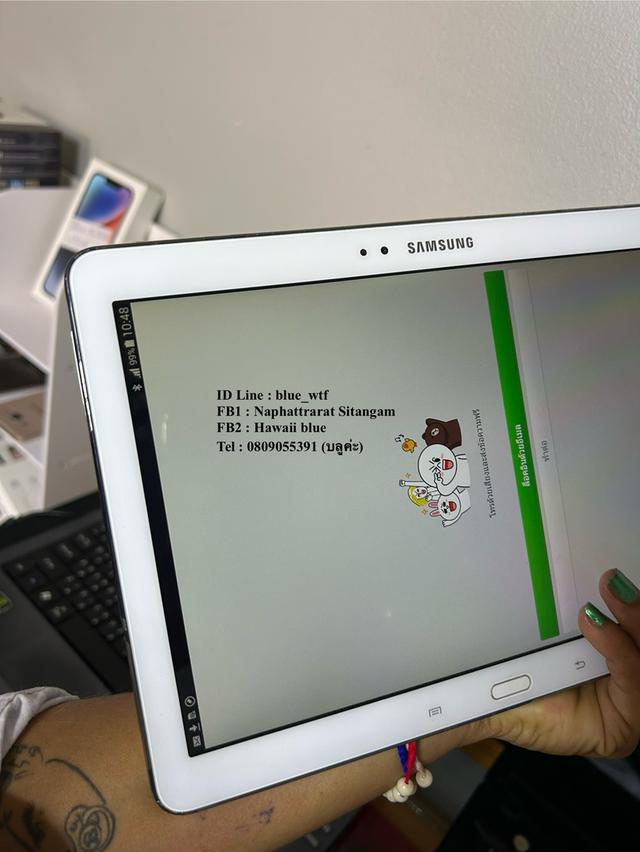 Samsung galaxy Tab Note10.1 ใส่ซิมโทรได้ จอ10.1นิ้ว Rom32 Ram3 ปากกาSpenในตัว สภาพสวย ใช้งานปกติ 5