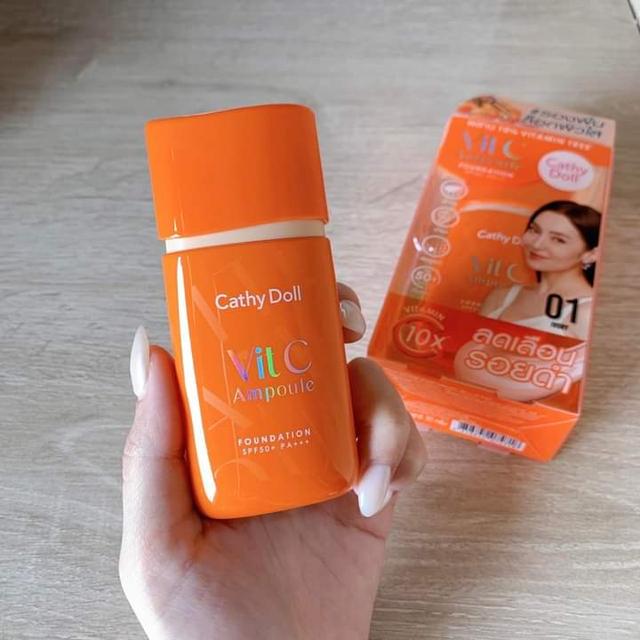 รองพื้น cathy doll vit c