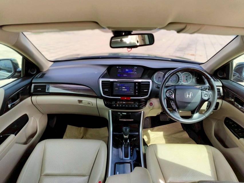 Honda Accord G9 2.0 EL เกียร์ Auto สีดำ ปี 2016 แท้ 11