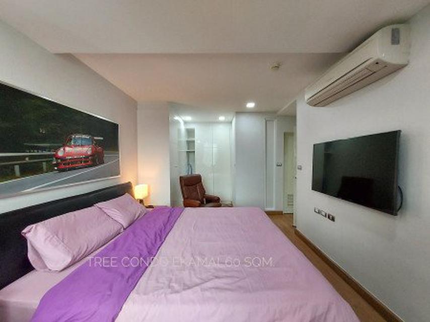 ขาย คอนโด Corner 2 bedrooms near BTS Ekkamai Tree Condo เอกมัย 60 ตรม. very good location and private 1