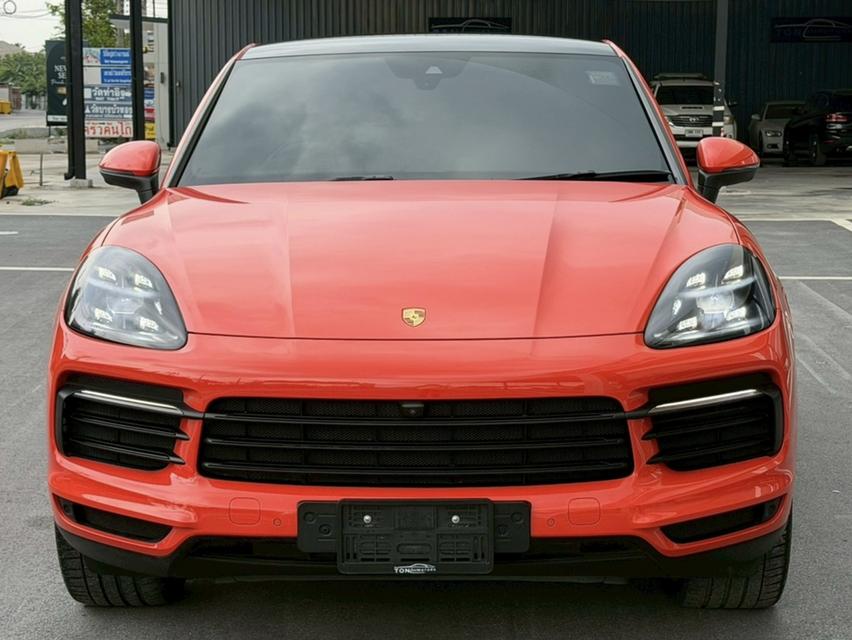 Porsche Cayenne Coupe E-Hybrid 2020 สีส้ม Lava Orange รูปที่ 2