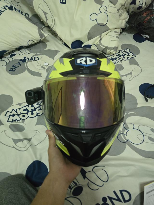 กล้องMufu v20s + หมวกกันน็อค 17