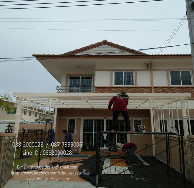รับเหมา ต่อเติม โครงหลังคา กันสาด Line dddesign23 รูปที่ 20