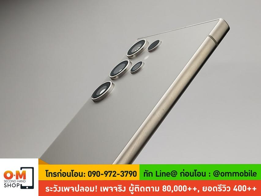 ขาย/แลก Samsung S24 Ultra Titanium Gray 12/1TB ศูนย์ไทย ประกันยาว SC+ 26/01/2025 สภาพสวยมาก ครบกล่อง เพียง 40,990 บาท  4