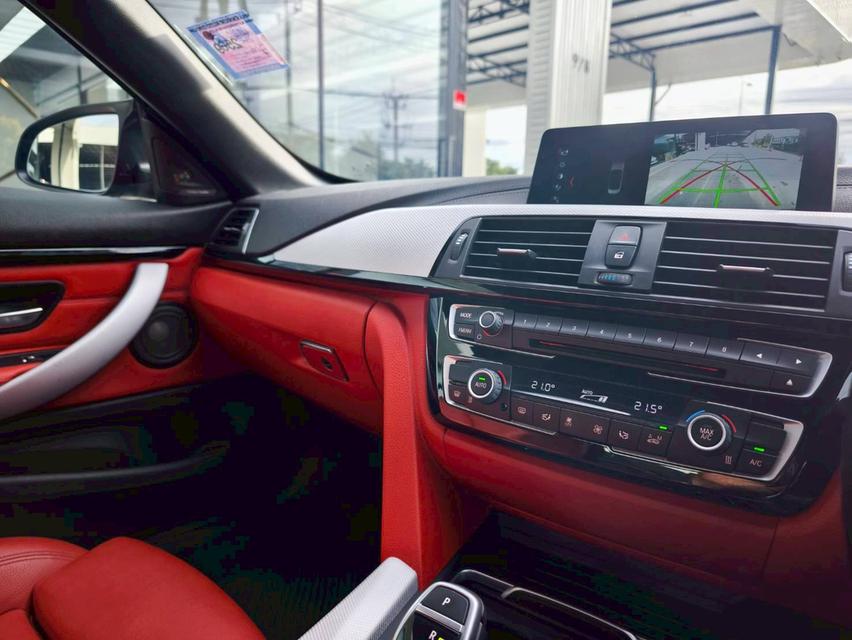 รหัสรถ KPV53 2018 BMW 430i 2.0 Convertible M-Sport สีดำ ภายในแดง 6