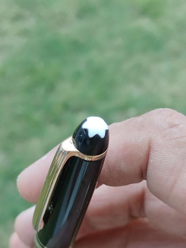 ปากกา มองบลังค์ 164 รุ่น Montblanc Meiterstuck 164 Black with Gold Trim Ballpoint Pen รูปที่ 6