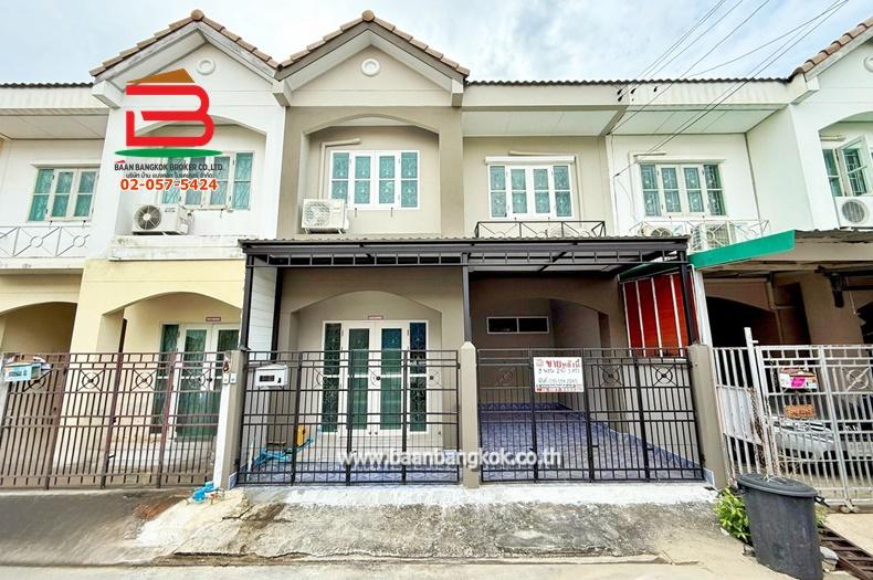 ทาวน์โฮม หมู่บ้าน บัวทองธานี เฟส18 เนื้อที่ 18 ตรว. ถนนกาญจนาภิเษก ตำบลบางบัวทอง อำเภอบางบัวทอง นนทบุรี 1