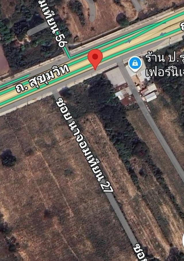 ขายที่ดินติดถนนสุขุมวิทนาจอมเทียน 3