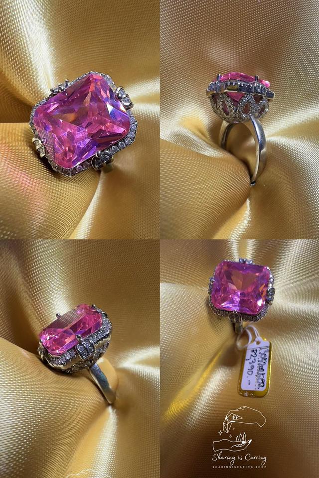แหวนแฟชั่น เพชรแฟนซี CZ สวยน่ารักกกมาก แบบ บริดเจอตัน ราคา ฿1,390.- บาท รวมส่ง Bridgerton style