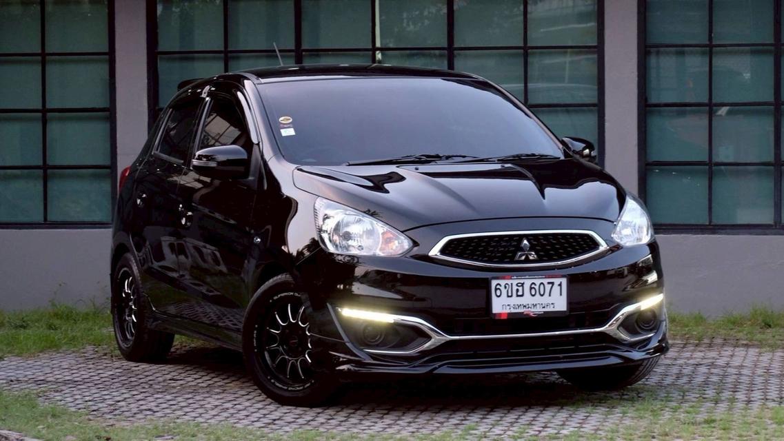 รหัสรถ KN6071 MITSUBISHI MIRAGE เครื่อง 1.2 รุ่น GLX เกียร์ MT ปี 2018