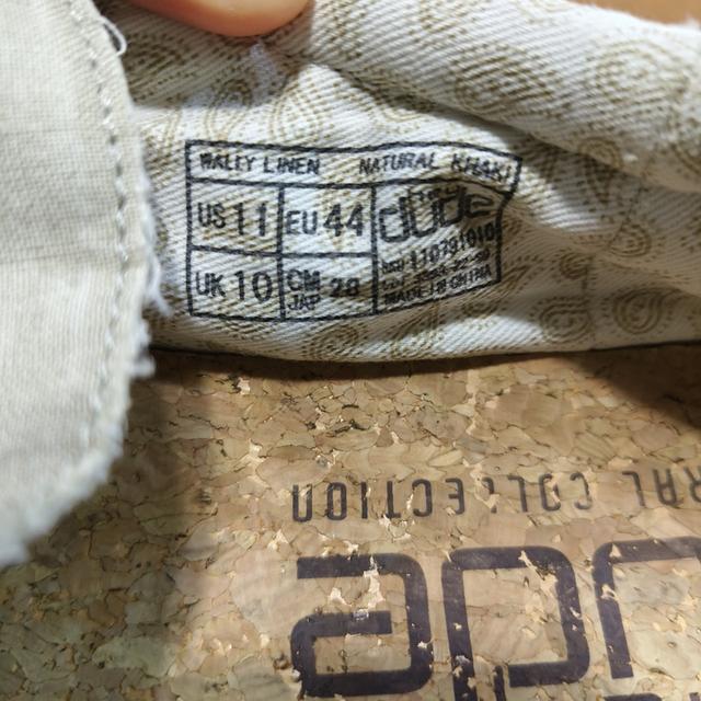 HEYDUDE รุ่น Wally Linen Natural Khaki (110791010) Size. 44/ 28 cm⭐⭐⭐⭐ Pre-owned/ Great Condition🔥 Price : 690฿ รูปที่ 6