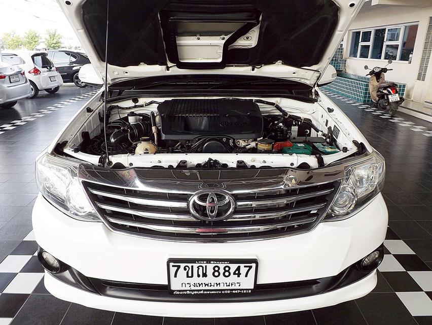 รหัสรถ KCY8847 TOYOTA FORTUNER 2.5G AUTO ขับ 2 ปี 2013 สีขาว รูปที่ 15