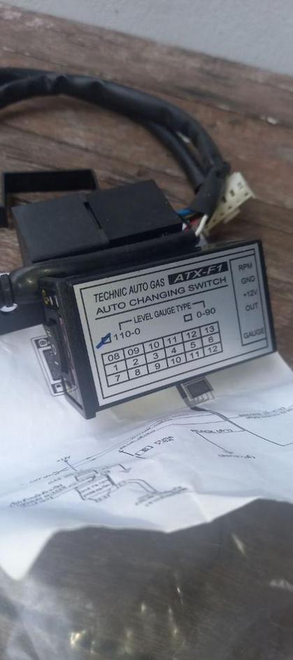 สวิทช์ออโต้ สวิทช์แก๊ส LPG ATX-F1 เครื่องยนต์หัวฉีด ระบบดูด 4