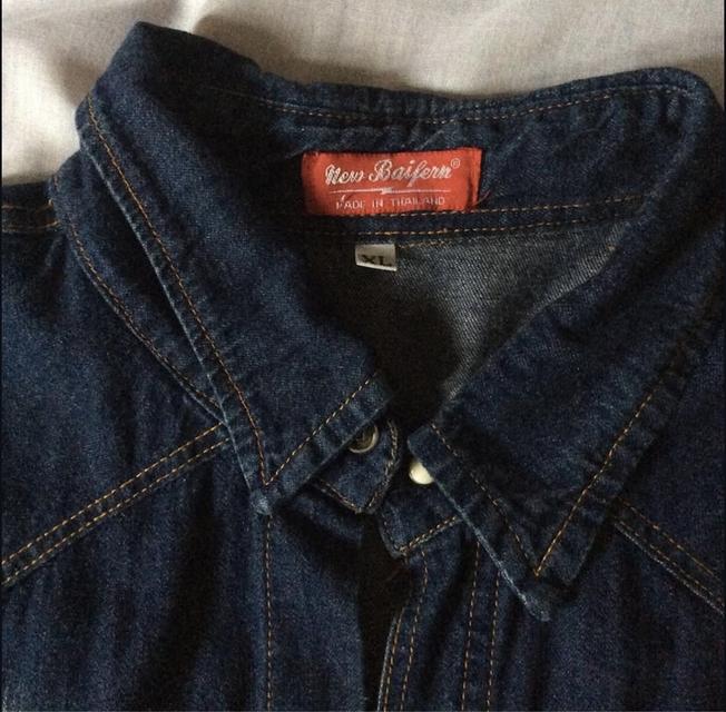 เสื้อยีนส์นํ้าหนักเบา มือสอง รูปที่ 5