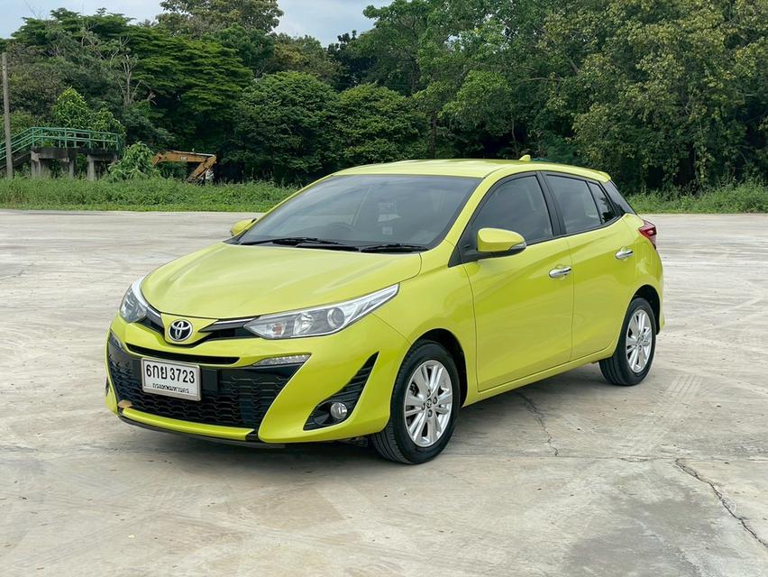TOYOTA  YARIS  1.2 G TOP Y 17  HACTHBACK สีเขียว 9