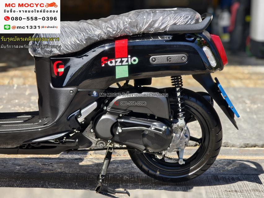 Fazzio 125 2025 วิ่ง100โล มีระบบYconnect กุญแจบุคเซอวิสครบ NO1217    14