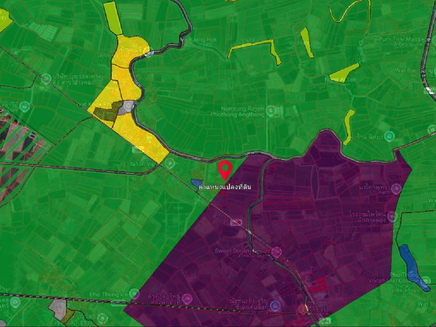 ขาย ที่ดิน ติดเทศบาล ติดเทศบาลโคกพุทรา 2 ไร่ อ่างทอง 3
