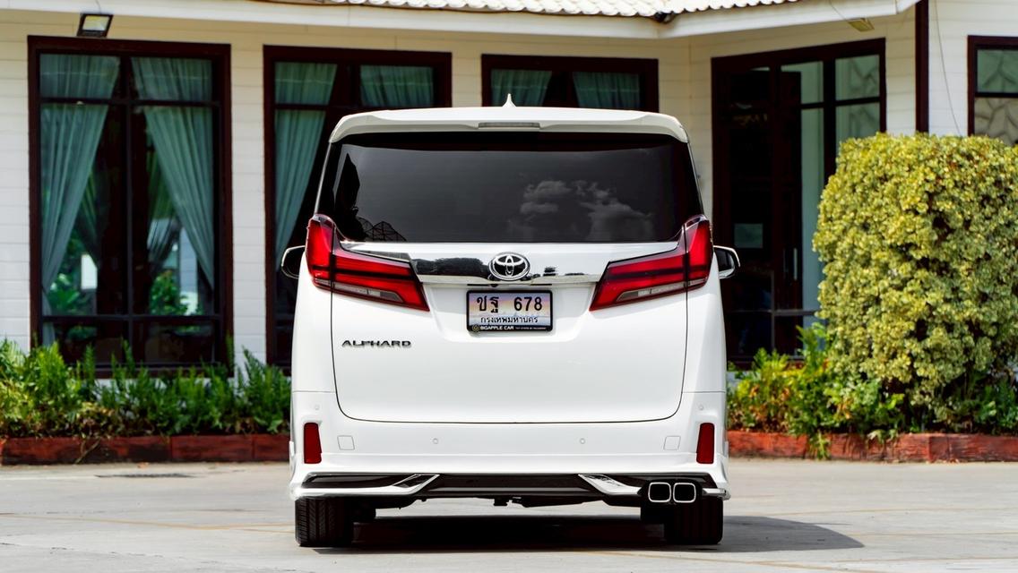 Toyota Alphard SC Package Modellista 2023 สีขาว ไมล์น้อย รูปที่ 5