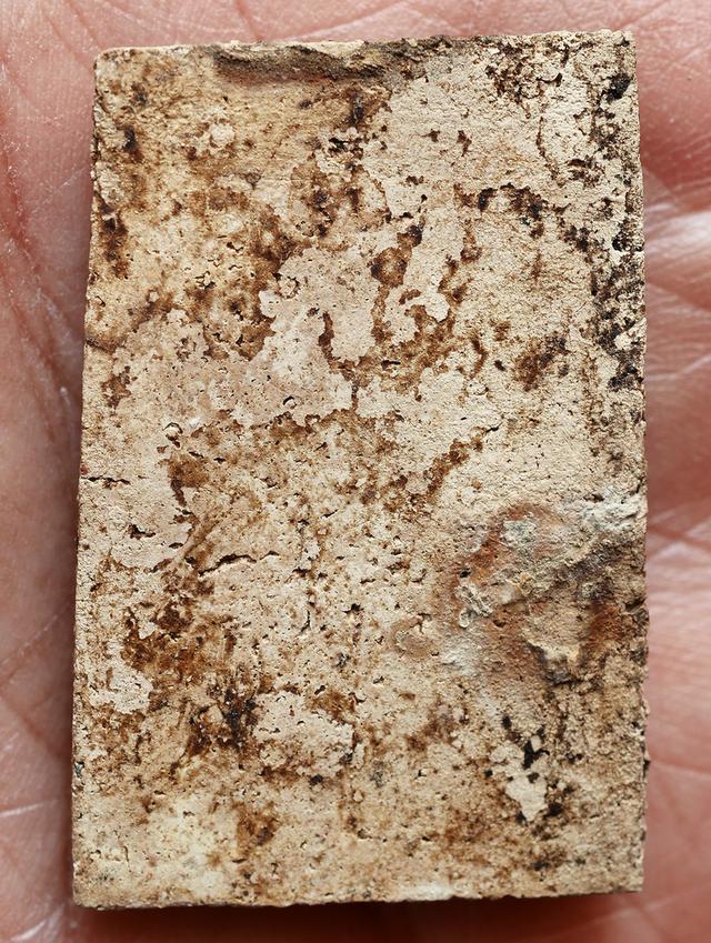 พระสมเด็จบางขุนพรหม กรุใหม่ พิมพ์สังฆาฎิ-ไม่มีหู....เก่า เดิมๆ รูปที่ 9