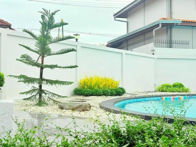 ขายบ้าน 3 ห้องนอน 4 ห้องน้ำ สระว่ายน้ำขนาดใหญ่ ในย่านอ่างเก็บมาบประชัน,พัทยา 5