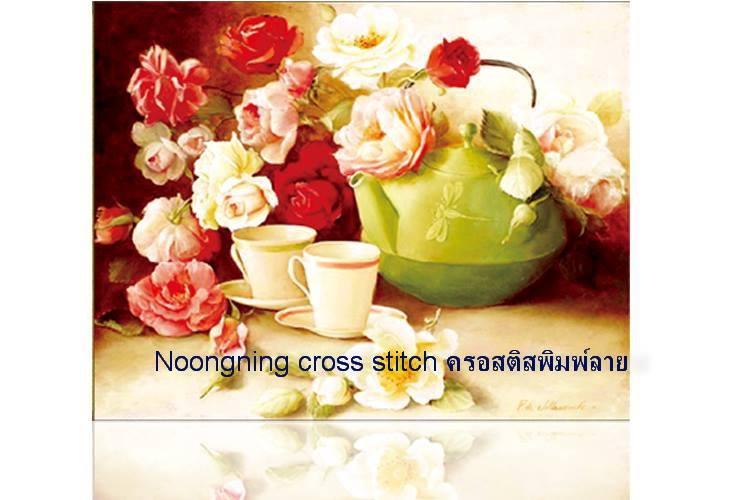 ร้าน Noongning Cross stitch ครอสติสพิมพ์ลาย จำหน่ายอุปกรณ์ครอสติส ภาพติดเพชร870 2