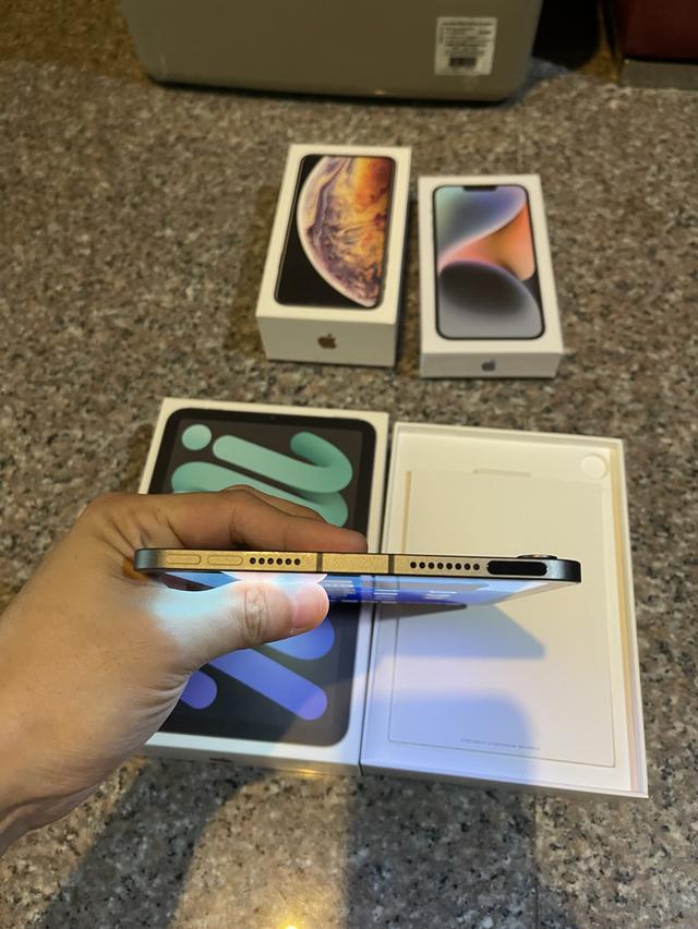 ขายiPadMini6สีSpace Black64กิ๊กWifi Celluer ใส่ซิมได้ยกกล่องอีมี่ตรงไร้รอยใช้งานดีถูกมากก