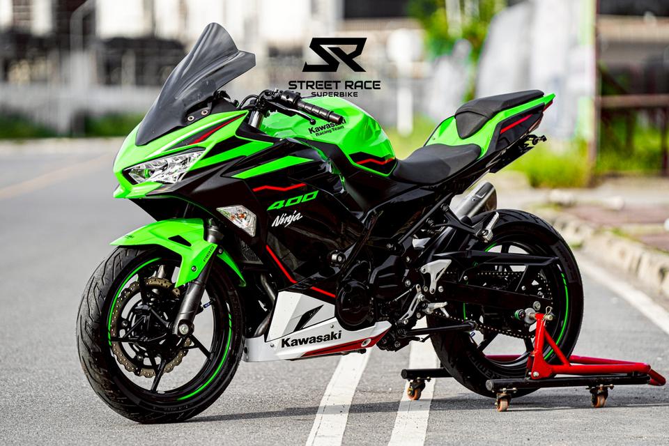 🔥 kawasaki ninja 400 se ปี 2021 | สีเขียว–ขาว หล่อจัด ของแต่งครบ พร้อมขี่! 🔥 9