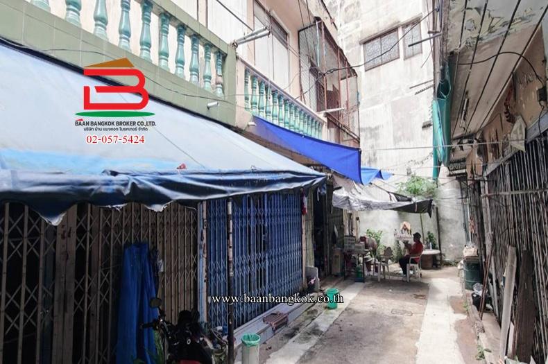 ตึกแถว 2 ชั้น ซอยเจริญนคร 78 (ใกล้สำนักงานเขตธนบุรี) เนื้อที่ 11.6 ตรว. แขวงบุคคโล เขตธนบุรี 2