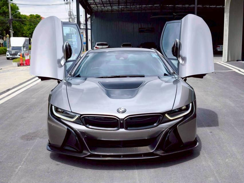 รหัสรถ KPV1067 2018 BMW i8 1.5 HYBRID Pure Impulse สีดำ WRAP สีน้ำตาล  15