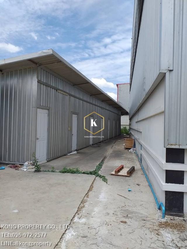 ให้เช่าโกดัง บางเลน นคปฐม พื้นที่ 1819 ตรม ห้องพักคนงาน 6 ห้อง 5