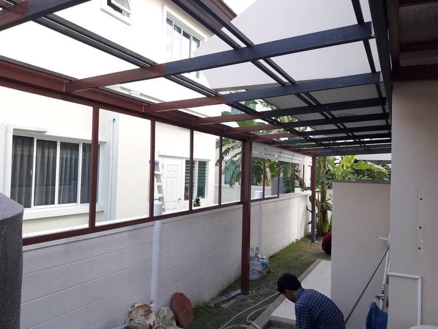 ต่อเติมโครงหลังคาบ้าน แบบครบจบที่เดียว รูปที่ 17