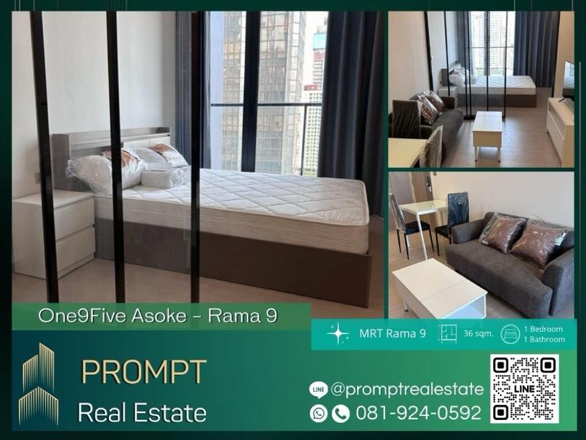 OP01564 - One9Five Asoke - Rama 9 - 36 sqm  - MRT RAMA 9- Central Rama 9 - Fourtune 1