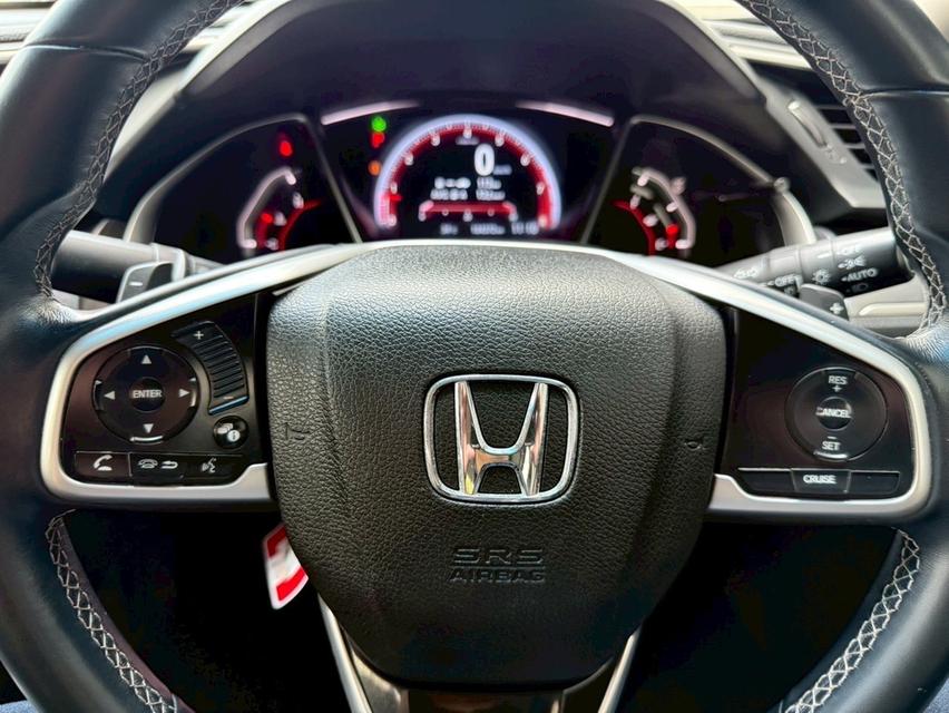 HONDA CIVIC 1.5TURBO RS TOP 2016 สีเทา มือเดียว เข้าศูนย์ทุกระยะ 9