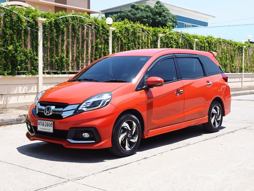 HONDA MOBILIO 1.5 RS ปี 2016 เกียร์AUTO สีพิเศษSUNSET ORANGE 2